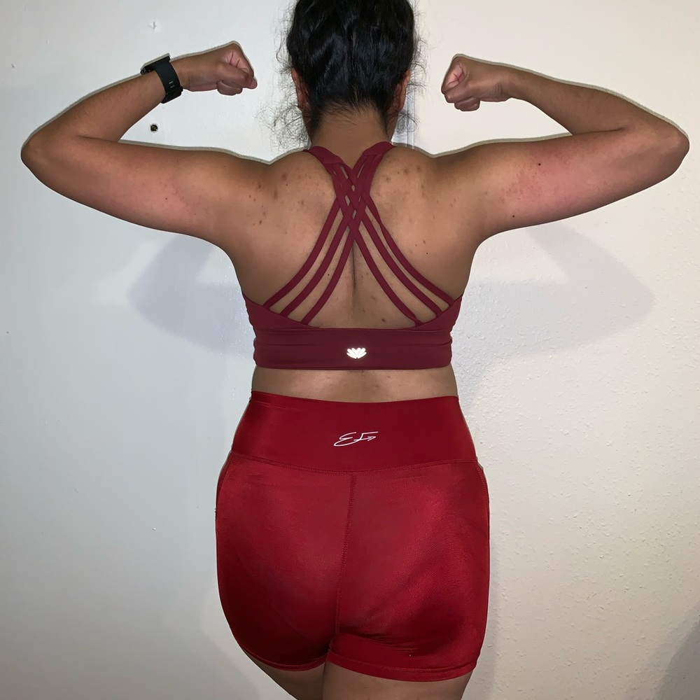 Ever Forward Compression Shorts (Red) - Picture 2 of 2